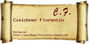 Czeichner Florentin névjegykártya
